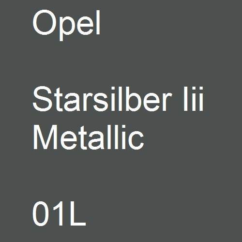 Opel, Starsilber Iii Metallic, 01L.